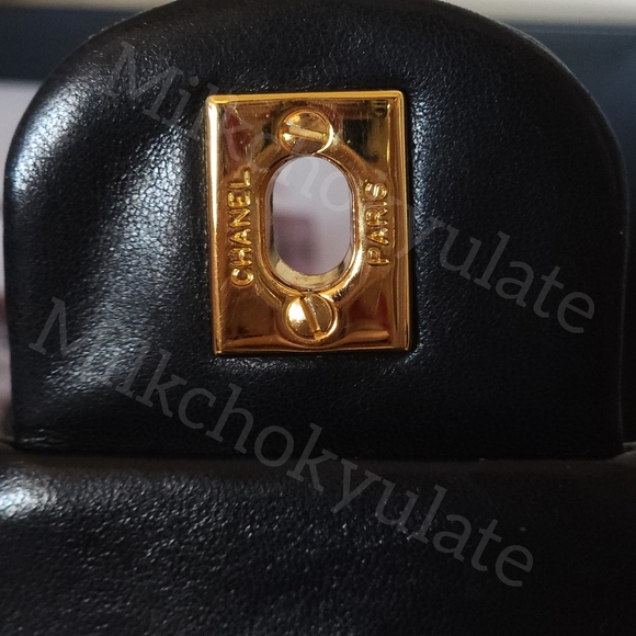 [SOLD] Chanel Vintage Timeless Classic Double Flap Small Shoulder Bag 24K GHW - Picture 11 of 17
